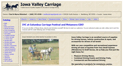 Desktop Screenshot of iowavalleycarriage.com